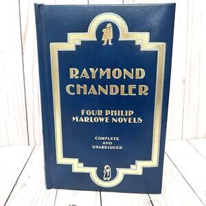 Raymond Chandler Four Philip Marlowe Novels - Longmeadow Press Fine Leatherbound